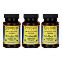 Swanson Pterostilbene Plus with Resveratrol 30 Veg Capsules (3 Pack)