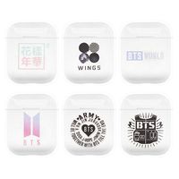 Youyouchard Kpop BTS Airpods Case, KOYA RJ SHOOKY MANG CHIMMY TATA Cooky Airpods Case AirPods Accessories Portable & Protective Transparent Cover Case for Airpods(6PCS)