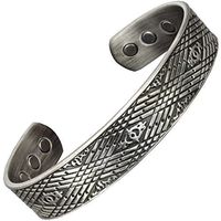 Holistic Magnets® Copper Magnetic Bracelet (Tarnish-Free) Celtic Bracelet Arthritis Pain Relief Tendonitis Joint Wrist (CMP)-Celtic Mist (M: Wrist 6.5-7.5 inch)