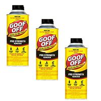 16-Ounce Goof Off FG653 Professional Strength Remover, Pourable (3 bottles)