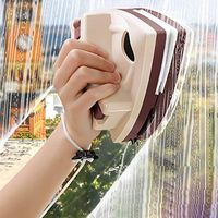 LZH FILTER Window Clean Brush, Cleaner Wiper, Magnetic Window Cleaner, Magnetic 5-25MM Double Side Glass Cleaner, Glass Cleaning Brush for High-Rise Double Glazed Windows