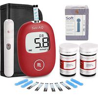 Diabetes Test Kit with 50 Strips Included Pain Free Lancing Device,Mmol/L