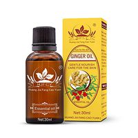 Luckym Ginger Massage Oil,100% Pure Natural Lymphatic Drainage Ginger Oil,Spa Massage Oils,Promote Blood Circulation Relieve Muscle Soreness-30ml (2set-4 boxes)