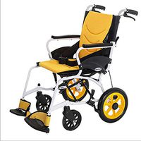 HWZLOIK Wheelchair-Wheelchair Sea Wheel Chair with Adjustable and Removable Swing-Away Footrests Folding Chair for Compact Storage 8090cm