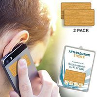 2 Pack - Anti EMF Radiation Protection Shield Stickers for Cell Phone, Laptops, Mobile Devices - Eliminates Radiative Wave and Prolongs Lifespan of Cellphone Battery
