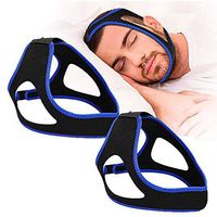 Anti Snoring Chin Strap, 2Pcs Anti Snoring Devices Relief Snore Sleep Aid for Men and Women, Stop Snoring Solution
