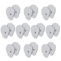 TENS Pads,TENS Unit Electrodes Pads 10 Pairs of Palm Massager Replacement Pads for TENS Units，Reusable, Conductive and Self-Adhesive