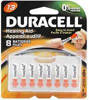 Duracell Zinc Air Hearing Aid Battery 1.4 V Pack 8