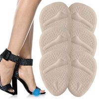 Metatarsal Pads for Women, Bluelark 3 Pairs Ball of Foot Cushions Anti Slip High Heel Inserts Foot Massage Ball Pain Relief and Comfort Forefoot Cushioning (6 Pieces)