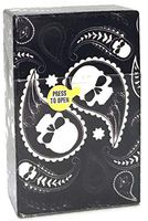 Eclipse Yin & Yang Skulls Design Crushproof Plastic Cigarette Case, King Size, 3116SK