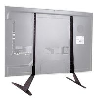 Toolsempire Universal Height Adjustable Tabletop TV Stand Base VESA Pedestal Mount for Plasma LCD LED for 37-65 inch TV Support VESA 800 x 400mm up to 110lbs