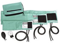 Prestige Medical 3-in-1 Aneroid Sphygmomanometer Set with Carry Case, Aqua Sea