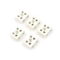 Tulead 250V 20A Ceramic Terminals Porcelain Wire Hole Block High Temperature Wire Connectors Pack of 5