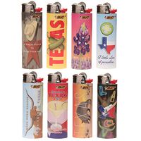 Bic Texas (2019 Refresh) Lighters, Set of 8