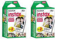 Fujifilm INSTAX Mini Instant Film Twin Pack (White)X2,Fujifilm INSTAX Mini Instant Film (Rainbow)X1,Value Pack