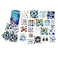 DIY Notebook Laptop Stickers Pack, Vsco Girl Kids Washi Sticker for Laptop Notebook Scrapbook Diary Album Luggage Water Bottle Stationery Scrapbooking Stamping Stickers, Pack of 60pc