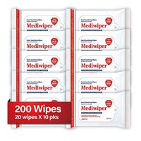 Refreshing Body Hand Face Wipes Cleansing Cloths bulk wipes Travel Size Alcohol-free wipes help to reduce the risk of cross contamination Restroom User friendly (200 wipes (20 x 10pk))