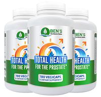 Ben's Total Health for The Prostate - Shrinks Prostate Gland - Fights BPH & Prostate Disease - Reduce Frequent Urination (3 Bottles)