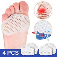 Metatarsal Pads for Women and Men Ball of Foot Pads Cushions Silicone Honeycomb Forefoot Pad for High Heel Inserts Sneakers Metatarsalgia Foot Pain Relief