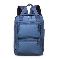 Vintage Travel backpack Laptop Backpack Fits 15.6 Inch Casual backpack for men blue