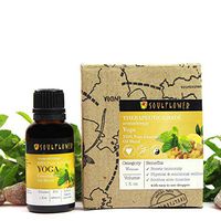 Soulflower Yoga Essential Oil Blend, Pure Undiluted, USFDA Approved, Bonus Glass Dropper,1 Fl.Oz