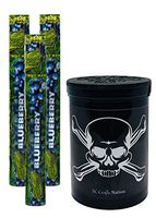 Herb Airtight Container Fresh Kettle with Cyclones Blueberry Hemp Cones 3 Count DC Crafts Nation- Jolly Roger