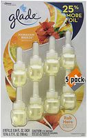 Glade Hawaiin Limited Edition PlugIns Scented Oils Refills 25% More 8 Ct-Hawaiian Breeze, Yellow - Pack 5