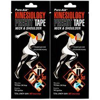 Pure-Aid Kinesiology Precut Tape Neck & Shoulder(2 Pack)