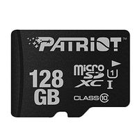 Patriot LX Series 128GB High Speed Micro SDXC Class 10 UHS-I Transfer Speeds for Action Cameras, Phones, Tablets, and PCs
