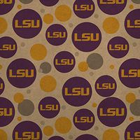 GRAPHICS & MORE LSU Logo on Purple Premium Kraft Gift Wrap Wrapping Paper Roll