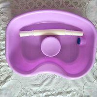 ZQXFP LYX@ Sit-up wash Basin, wash Basin 瘫痪 Patient use Elderly Home Care Pregnant Woman Hairdressing Child Lying in Bed Shampoo Pink