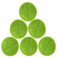 sky-w Soft Touch Mop Pads Replacement for Bissell Spinwave 2039A, 2124, 2039, 20391 Powered Hard Floor Mop (Pack of 6, Green)