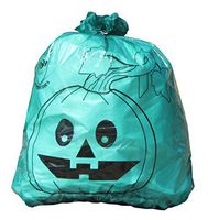 Allergy Superheroes Teal Pumpkin Leaf Bags