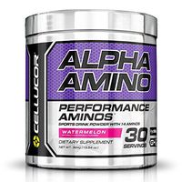 Cellucor Alpha Amino Acids Supplements with BCAA Powder, Watermelon, 13.54 Ounce 30 Servings