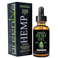 GreenIVe - Hemp Oil - Best Quality Hemp Plant Oil - USA farmed and Bottled - Exclusively on Amazon (1 Ounce 300mg, Natural)