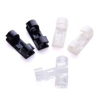 [3Pack/60Pcs] 3M Adhesive Cable Clips with Strong Self-Adhesive Pads - No Tools Required Holder Cord Management| Organize Cords and Wires for a Clean, Beautiful Home or Office