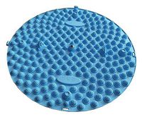 Round Foot Massager Therapy Mat Foot Massage Pad Shiatsu Sheet [Blue] #01