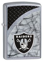 Zippo NFL Oakland Raiders Street Chrome Pocket Lighter