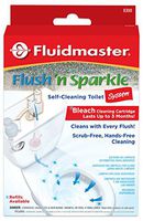 Fluidmaster 8100 Flush 'n Sparkle Automatic Toilet Bowl Cleaning System, Blue (Blue Cleaning Kit (5-Pack))