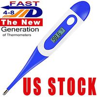 [Updated 2020 Model] Digital Thermometer, Soft Head Large Face LCD Fast Reading Thermometer ，Oral Thermometer | Waterproof Medical Thermometer for Adults and Children
