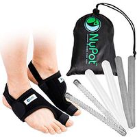 NYPOT Bunion Corrector and Bunion Relief – Big Toe Support, Orthopedic Bunion Splint and Sleeve, Toe Straightener for Women,Bunion Protector, Hallux Valgus corrector, Day/Night Bunions Pain Relief