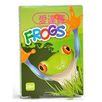 Pack of 60pcs Assorted Breathable Waterproof Cartoon Frogs Adhesive Bandages Hemostasis for Children Kids