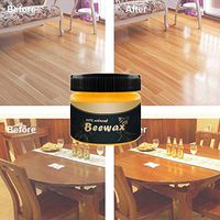 Wood Seasoning Beewax, Natural Furniture Care Polish,MultiPurpose Beewax for Wood Cleaner and Polish Wipes Beewax (85g)