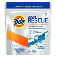 Tide Odor Rescue In-Wash Laundry Booster Pacs, 9 count