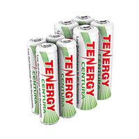 Tenergy Centura Low Self Discharge NiMH Rechargeable Battery Combo, Includes 4xAA 4xAAA Rechargeable Batteries, 8 Pack