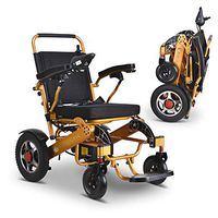 2020 Model Wide Seats Fold & Travel Lightweight Wheelchair Motor Motorized Wheelchairs Electric Silla De Ruedas Power Wheelchair Power Scooter Aviation Travel Safe Heavy Duty Mobility Aids Chair