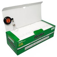 Rollo Green - Menthol Cigarette Tubes (200 Tubes per Box) 5 Boxes with Rolling Paper Depot Lighter Lasso
