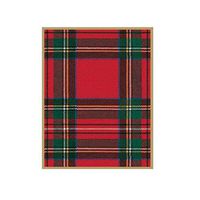 Caspari Royal Plaid Gift Enclosure Cards, 20 with Envelopes