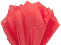 Pack Of 200, Solid Ruby Red Gemstone Tissue Paper 20" x 30" Sheets Made In USA for Christmas, Valentine's Day & patriotic packaging