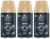 Glade Automatic Spray Refill - Limited Edition Holiday Collection - Deep Amber Hills - Net Wt. 6.2 OZ (175 g) Per Refill Can - Pack of 3 Refill Cans